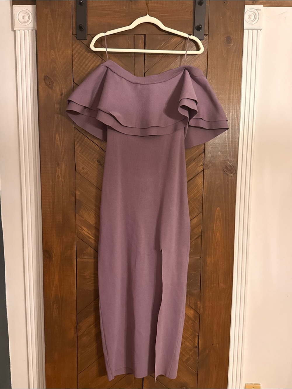 Endless Rose Off-Shoulder Maxi Dress in Mauve